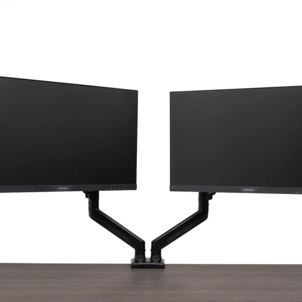 זרוע כפולה למסכי מחשב SLIDER DUAL