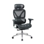 כסא מנהלים – דגם מורנו גבוה בד רשת