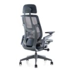 ⁦כסא מנהלים – דגם פלקס גבוה בד רשת⁩ – תמונה ⁦3⁩